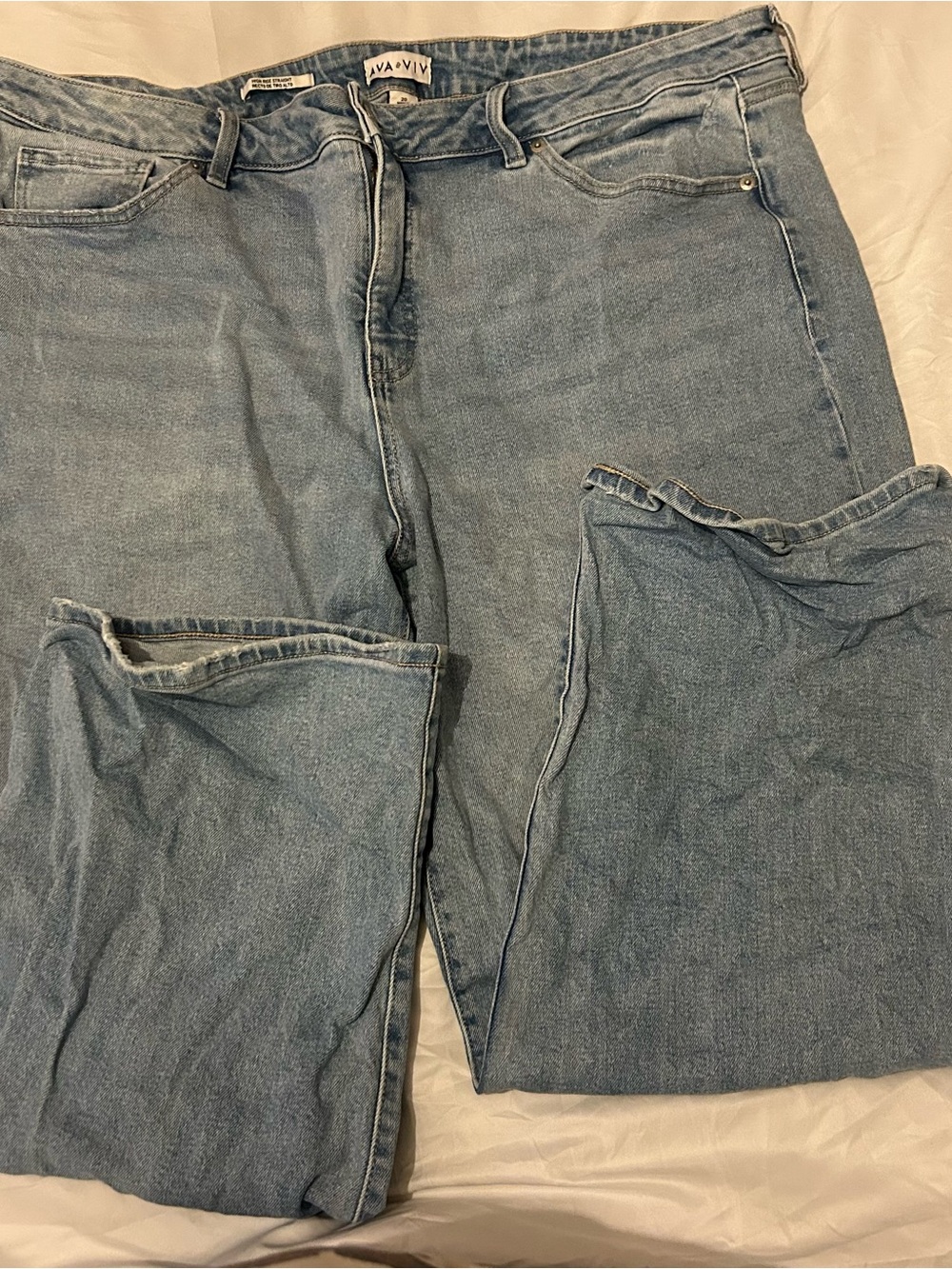 Ava & Viv Light Blue high rise Jeans